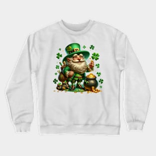 St Patricks Day Leprechaun Crewneck Sweatshirt